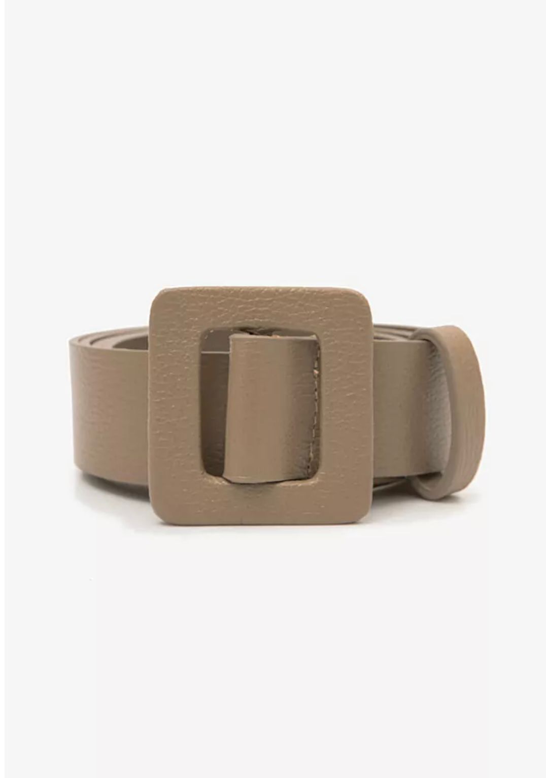 Cinto Celina (Couro Nude com Fivela Quadrada). Em até 4x R$ 32,97. Sem juros.