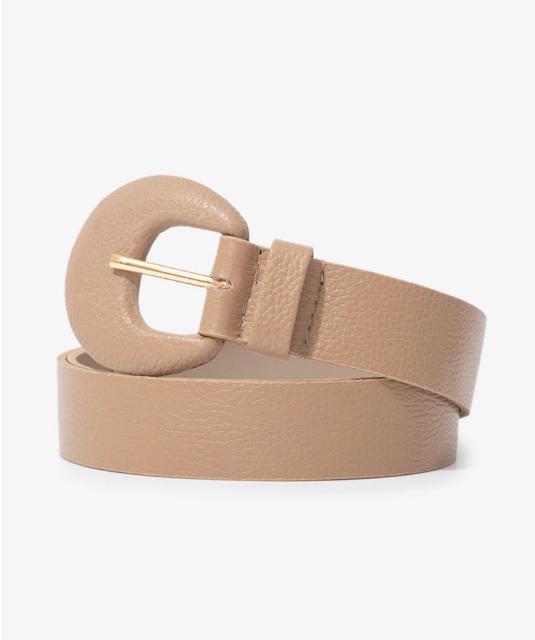 Cinto Couro Ana (Nude com Fivela Meia Lua). Em até 4 x R$ 34,75. Sem Juros.