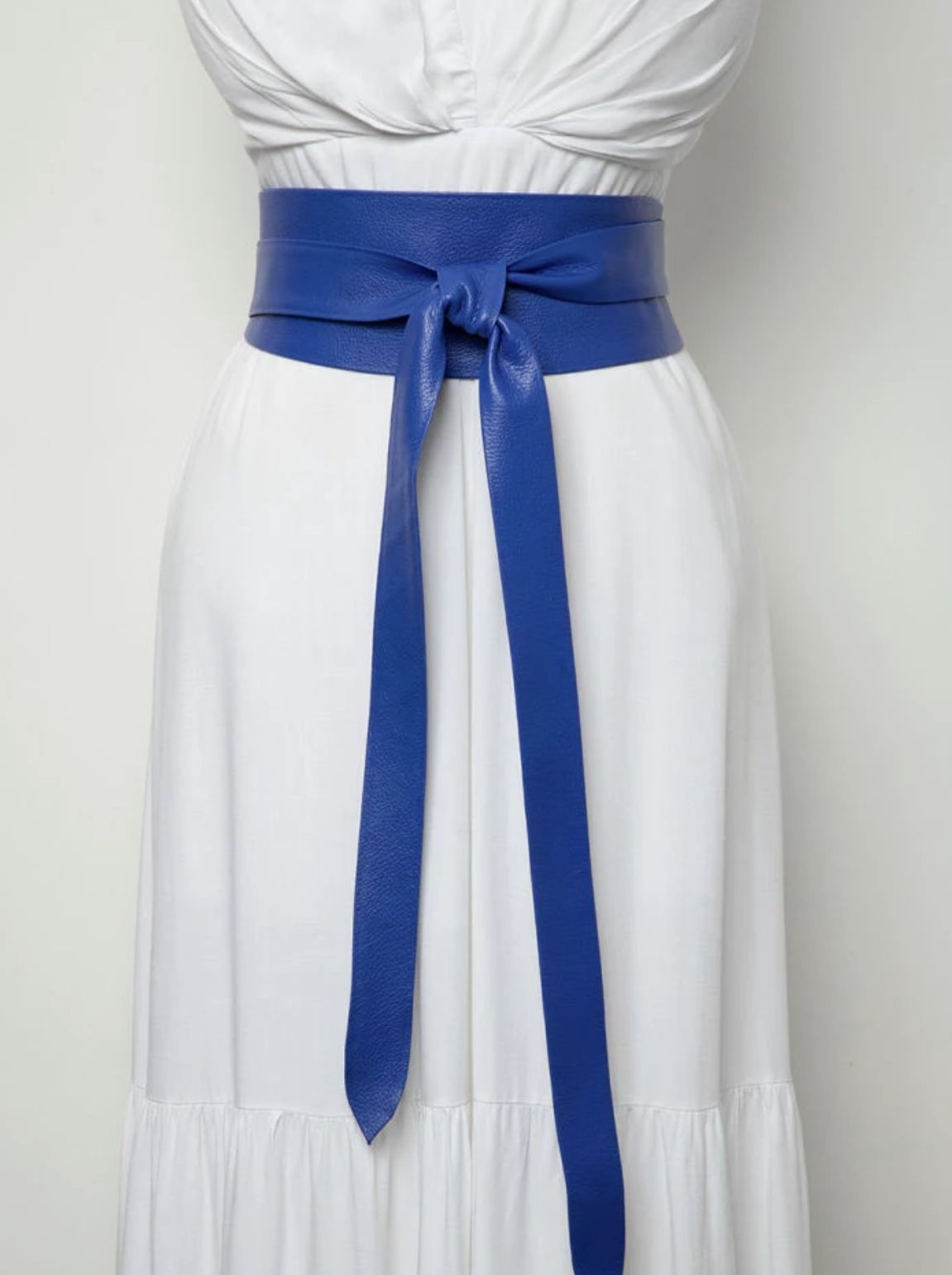 Cinto Ângela (Faixa Azul Royal 2 Voltas). Em até 4 x R$ 42,47. Sem Juros.