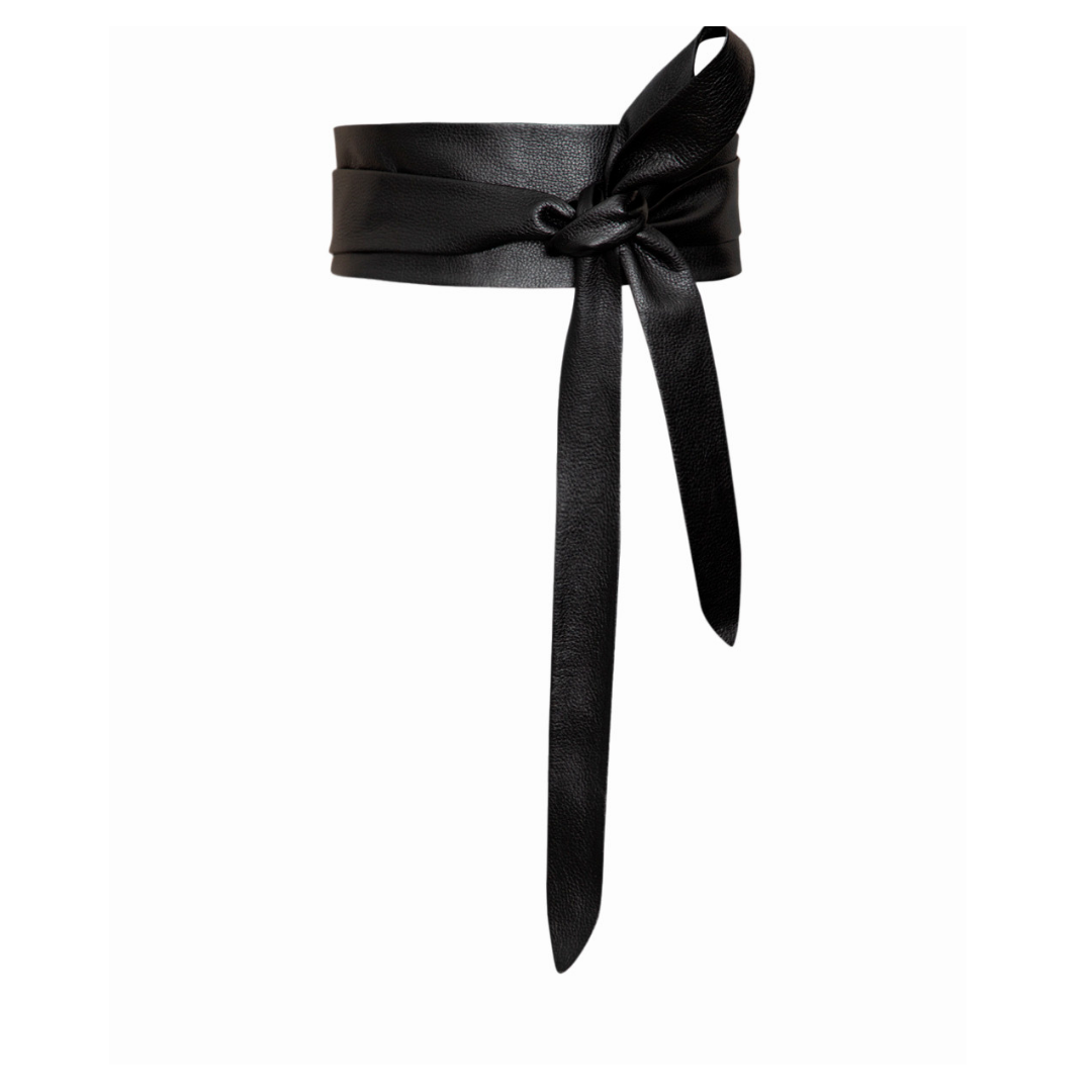 Cinto Faixa Ângela (Preto 2 Voltas).