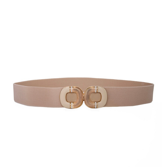 Cinto Elástico Cris ( Fendi e Fivela Dourada). Em até 4 x R$ 34,75. Sem Juros.
