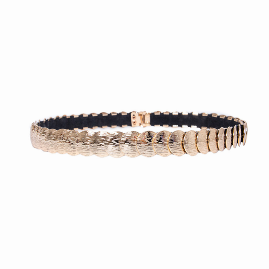 Cinto Elástico Aline Mini (Dourado com Moedas). Em até 4 x R$  37,25. Sem Juros.